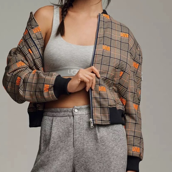 Anthropologie Jackets & Blazers - NWT Anthropologie Avec Les Filles Embroidered Love Bomber Jacket / Size XL